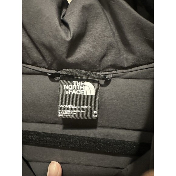 Women's The North Face Belleview Stretch Plus Down Jacket Coat Black 1X EUC! - Picture 10 of 16